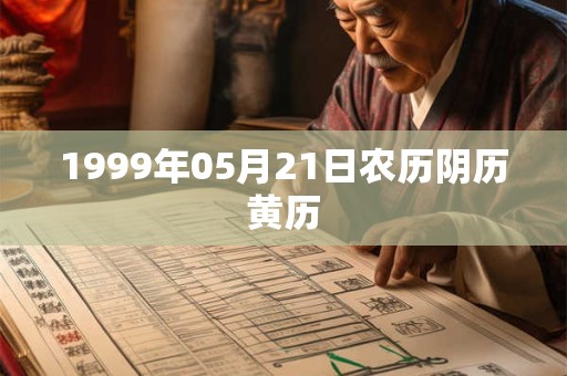 1999年05月21日农历阴历黄历