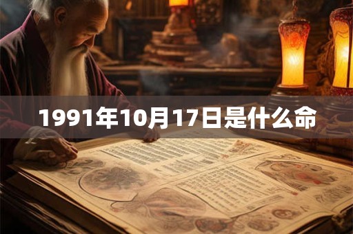 1991年10月17日是什么命