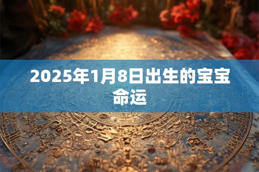 2025年1月8日出生的宝宝命运