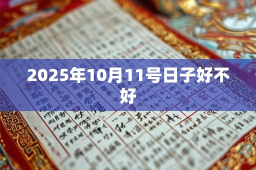 2025年10月11号日子好不好
