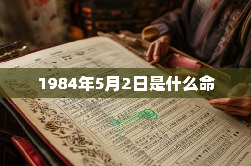 1984年5月2日是什么命