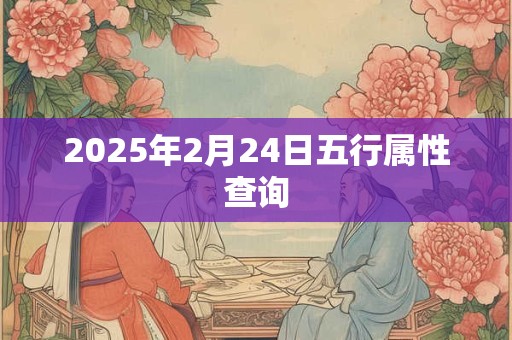 2025年2月24日五行属性查询