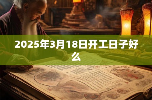 2025年3月18日开工日子好么