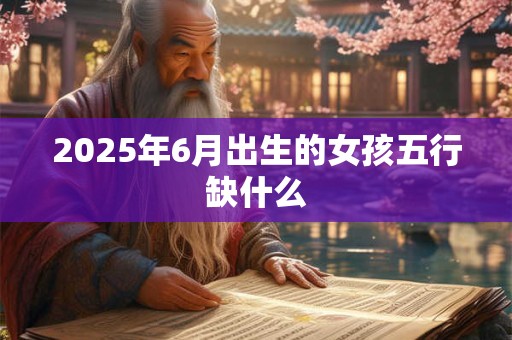 2025年6月出生的女孩五行缺什么