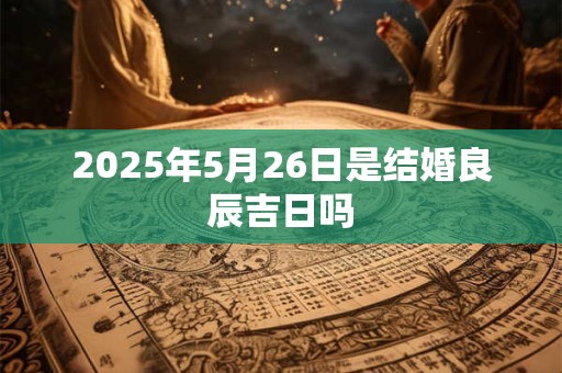 2025年5月26日是结婚良辰吉日吗