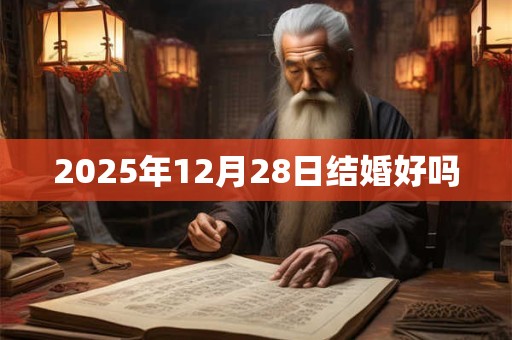 2025年12月28日结婚好吗