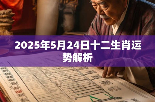 2025年5月24日十二生肖运势解析