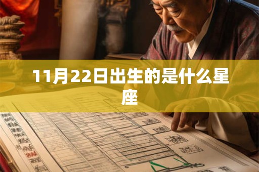 11月22日出生的是什么星座