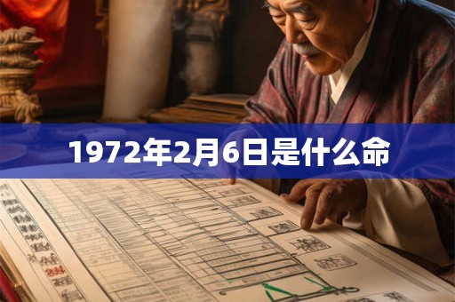 1972年2月6日是什么命