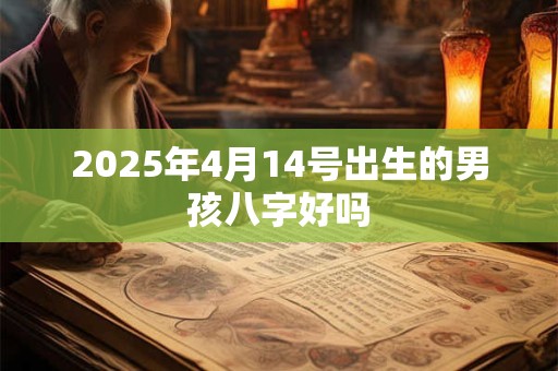 2025年4月14号出生的男孩八字好吗