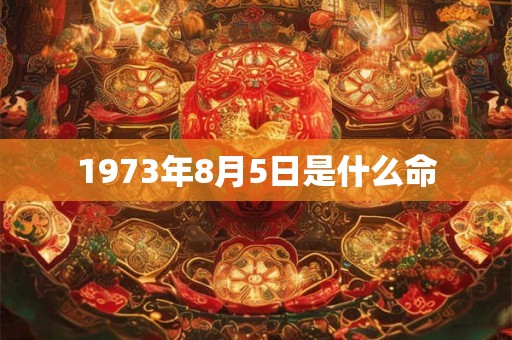 1973年8月5日是什么命