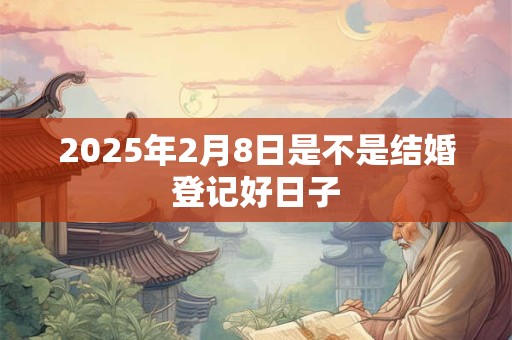 2025年2月8日是不是结婚登记好日子