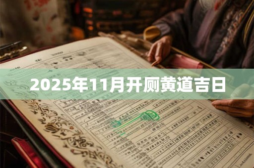 2025年11月开厕黄道吉日