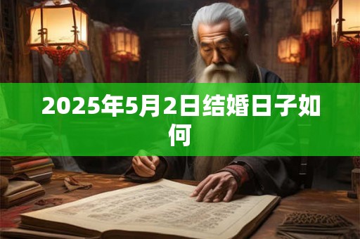 2025年5月2日结婚日子如何