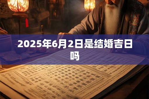 2025年6月2日是结婚吉日吗