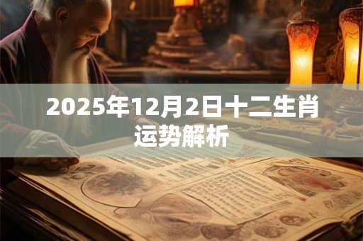 2025年12月2日十二生肖运势解析