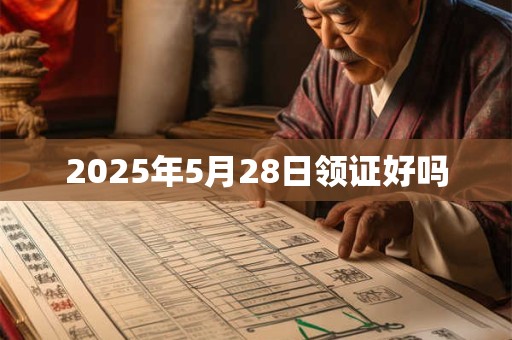 2025年5月28日领证好吗