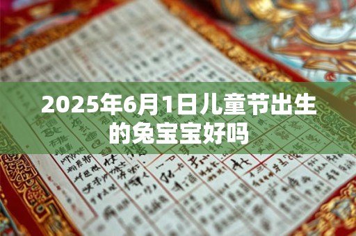 2025年6月1日儿童节出生的兔宝宝好吗