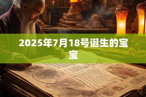 2025年7月18号诞生的宝宝