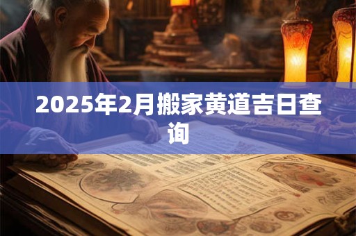 2025年2月搬家黄道吉日查询