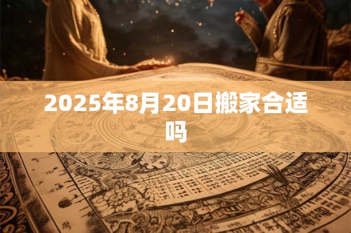 2025年8月20日搬家合适吗