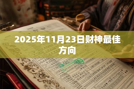 2025年11月23日财神最佳方向