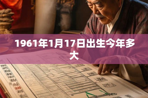 1961年1月17日出生今年多大