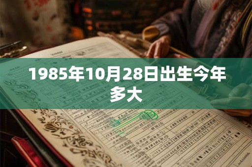 1985年10月28日出生今年多大