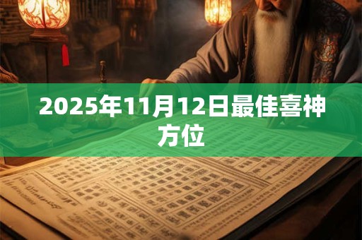 2025年11月12日最佳喜神方位