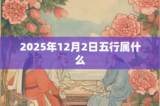 2025年12月2日五行属什么