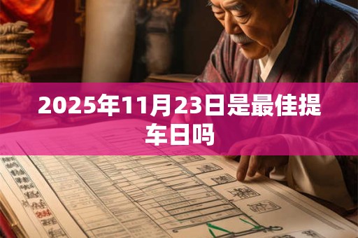 2025年11月23日是最佳提车日吗