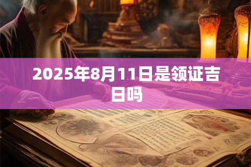 2025年8月11日是领证吉日吗