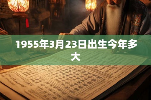 1955年3月23日出生今年多大