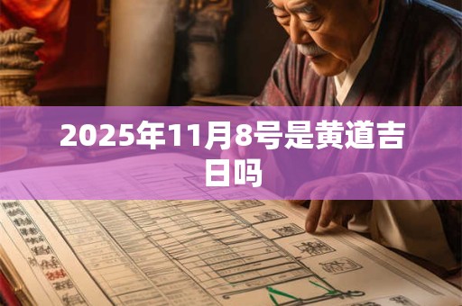 2025年11月8号是黄道吉日吗