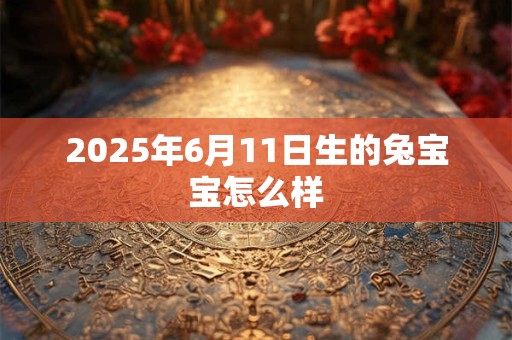 2025年6月11日生的兔宝宝怎么样