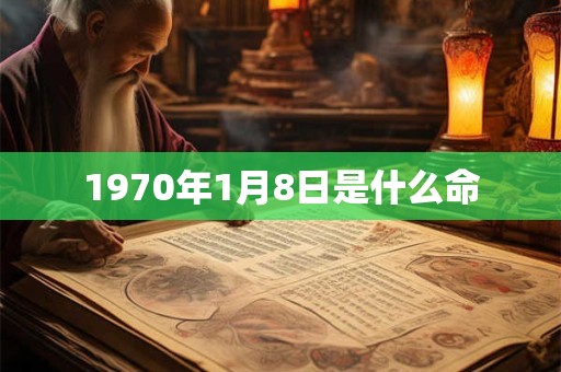 1970年1月8日是什么命