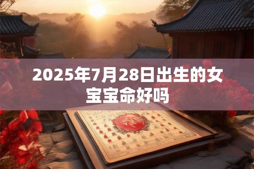 2025年7月28日出生的女宝宝命好吗