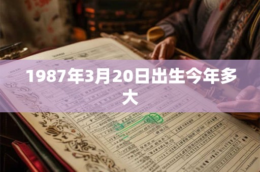1987年3月20日出生今年多大