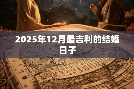 2025年12月最吉利的结婚日子