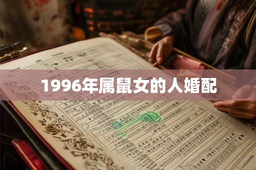 1996年属鼠女的人婚配