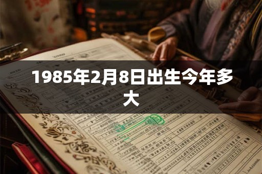 1985年2月8日出生今年多大