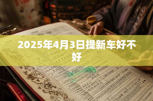 2025年4月3日提新车好不好