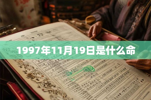 1997年11月19日是什么命