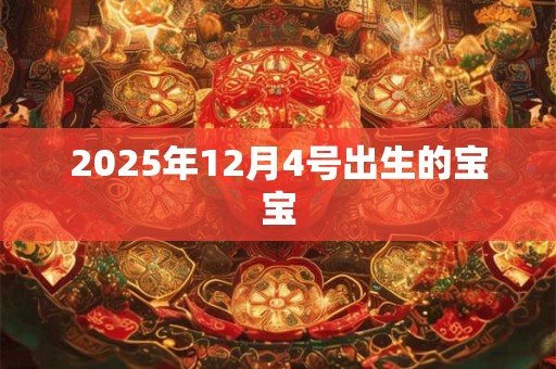 2025年12月4号出生的宝宝