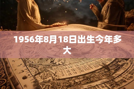 1956年8月18日出生今年多大