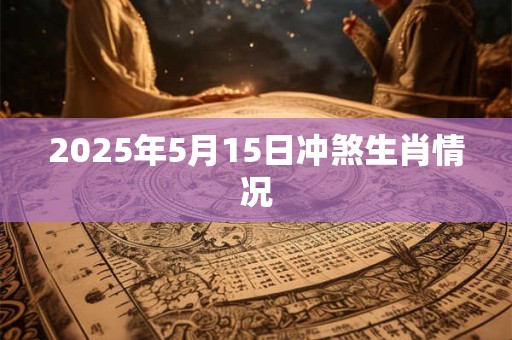 2025年5月15日冲煞生肖情况
