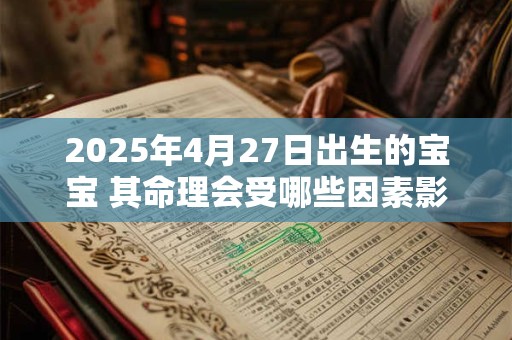 2025年4月27日出生的宝宝 其命理会受哪些因素影响