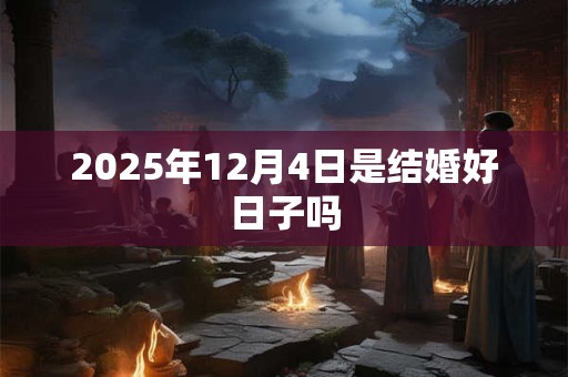 2025年12月4日是结婚好日子吗