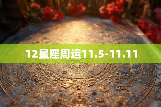 12星座周运11.5-11.11