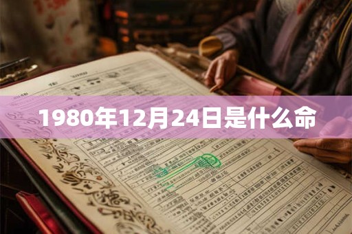 1980年12月24日是什么命